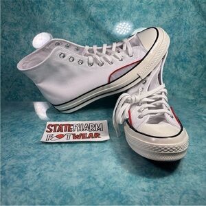 Converse Chuck 70 White Men’s Canvas High Top Shoes Retro Sneakers Size 9